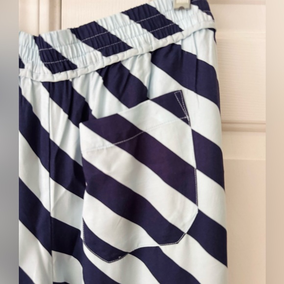 Anthropologie Maeve The Brooklin Printed Striped Wide-Leg Pull-On Pants - Picture 12 of 14